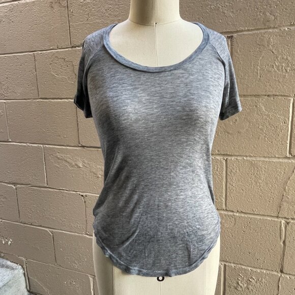 Isabel Marant sheer grey silk/cashmere T-shirt - Picture 3 of 10